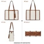 Nevin Professional 15.6 inch Leather Briefcase Business Office Purse - Image 6