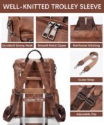 Nombongo Large Convertible Backpack Travel Bag - Two Sizes - Image 62