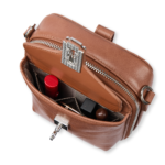 Nevin Vegetable-Tanned Genuine Leather Crossbody Phone Bag - Image 7