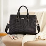 Johan Leather Lawyers Briefcase - Premium Laptop Bag - Image 2