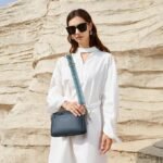 Nola Keep Your Essentials Organized with a Triple Zip Cell Phone Leather Handbag - Image 73