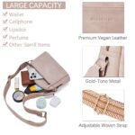 Nola Keep Your Essentials Organized with a Triple Zip Cell Phone Leather Handbag - Image 86