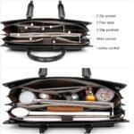 Glora Crocodile Slim Computer Briefcase For Professional Women - Image 4