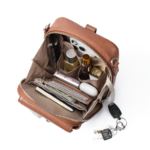 Nevin Vegetable-Tanned Genuine Leather Crossbody Phone Bag - Image 2