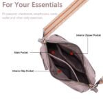 Nola Keep Your Essentials Organized with a Triple Zip Cell Phone Leather Handbag - Image 94