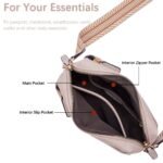 Nola Keep Your Essentials Organized with a Triple Zip Cell Phone Leather Handbag - Image 87