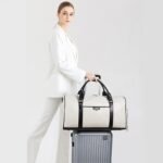 Stylish and Durable Leather Weekender Bags for Women - Image 2