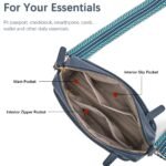 Nola Keep Your Essentials Organized with a Triple Zip Cell Phone Leather Handbag - Image 79