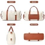 Judea Travel Duffle Bags Flight Friendly - Full Grain Italy Leather - Image 7