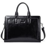 Carol  Designer Briefcase For Women ¡ª Italian Leather - Image 9