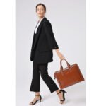 Carol  Designer Briefcase For Women ¡ª Italian Leather - Image 17